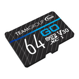 TEAM GO CARD U3 MICRO-SD - 64GB (WITH ADAPTER)